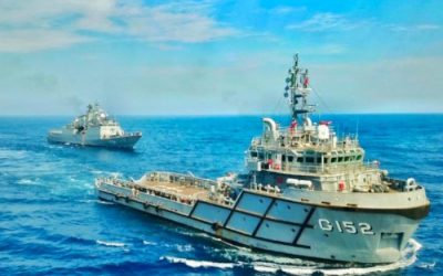 Navio de Apoio Oceânico “Purus” realiza primeira transferência de óleo no mar