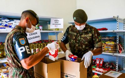 Forças Armadas realizam descontaminação em órgãos públicos
