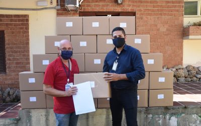 Avibras doa último lote de máscaras face shield para Prefeitura de São José dos Campos