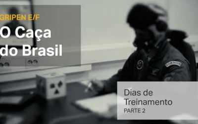 Saab divulga novo vídeo de treinamento do caça Gripen pela FAB