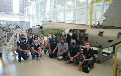 Akaer recebe comitiva da Agência Espacial Brasileira