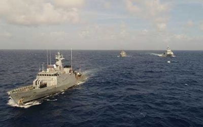 Grupo-Tarefa da Operação “Caribex 2020” realiza “Passex” com navio da Marinha Real Britânica