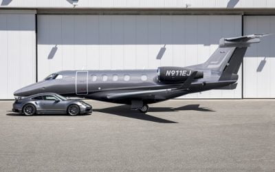 Embraer e Porsche anunciam colaboração em projeto para aeronave