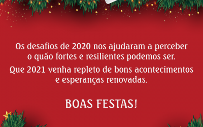 Boas Festas! É a mensagem da ABIMDE