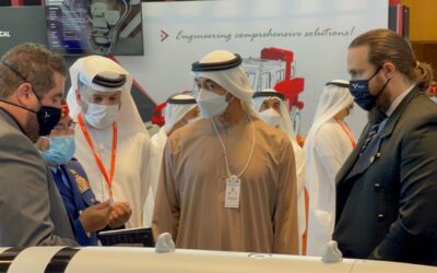 Mac Jee recebe visita do Príncipe de Abu Dhabi na IDEX 2021