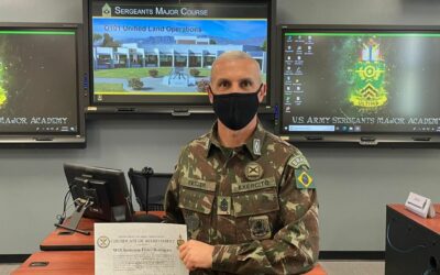 Subtenente do Exército Brasileiro é destaque como Instrutor do Semestre nos EUA
