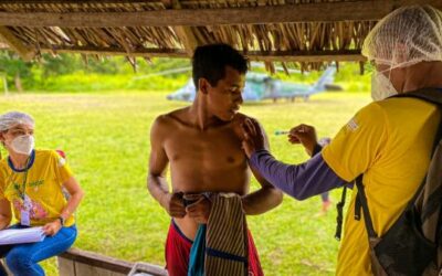 FAB realiza missão de apoio à vacinação de indígenas