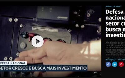 Setor de Defesa brasileiro é destaque em reportagem do Jornal da Band