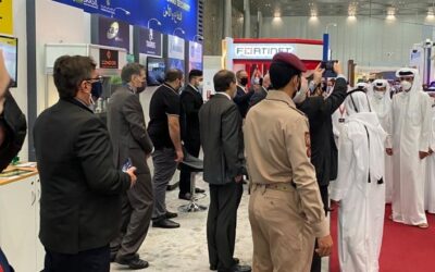 Pavilhão Brasil recebe a visita do Emir do Catar na Milipol