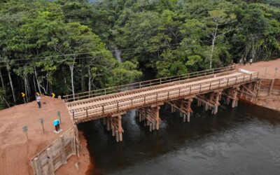 Engenharia do Exército conclui ponte sobre o Igarapé Yá-Mirim no AM