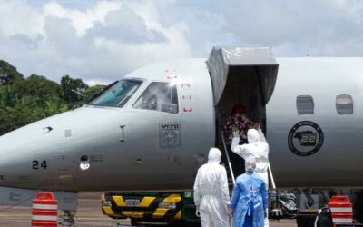 FAB transporta 16 pacientes com COVID-19 de Porto Velho para o Rio de Janeiro