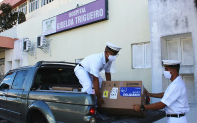 Marinha entrega equipamentos de suporte respiratório em hospital público do RN