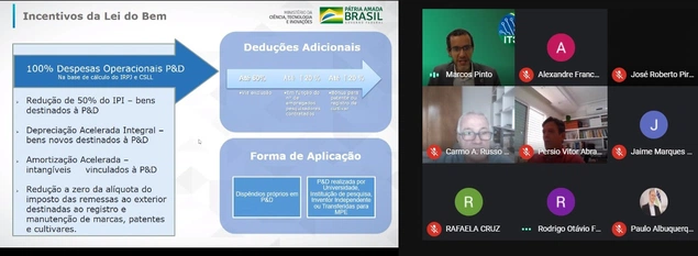 Webinar mostra como inovação pode garantir incentivos fiscais às empresas da BIDS