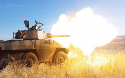 Regimento realiza exercício e conhece tecnologia Remax para metralhadora automatizada