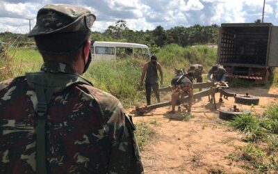 Operação Amazônia siula guerra de resistência em área de selva
