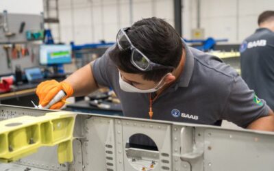 Fábrica de aeroestruturas da Saab no Brasil recebe certificações AS9100 e ISO 14001