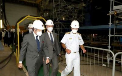 Diretor-Geral da Agência Internacional de Energia Atômica visita instalações do Prosub