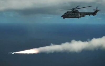 Empresas brasileiras participam de certificação de míssil em helicóptero brasileiro