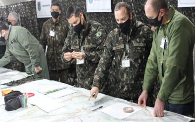 Divisão de Exército realiza treinamento com jogo de guerra no RS