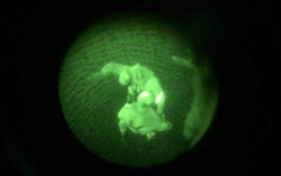 EsqdHU-2 participa de Adestramento de Resgate no Mar assistido por Óculos de Visão Noturna