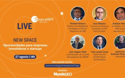 Live sobre oportunidades do New Space para empresas, investidores e startups