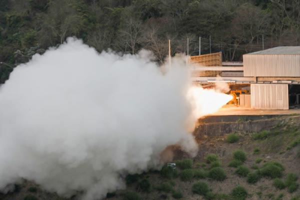 Ensaio de Tiro em Banco do Motor-Foguete S50 - Fotos: Sargento Müller Marin / CECOMSAER