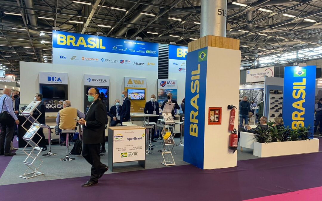 Pavilhão Brasil na Milipol Paris 2021