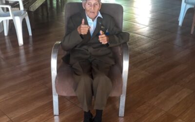 Brigada de Cavalaria homenageia ex-combatente da FEB no aniversário de 100 anos