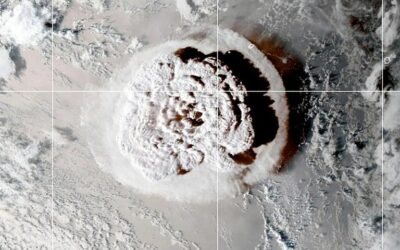 INPE detecta atividade oscilatória na ionosfera Sul-Americana devido à erupção vulcânica no arquipélago de Tonga