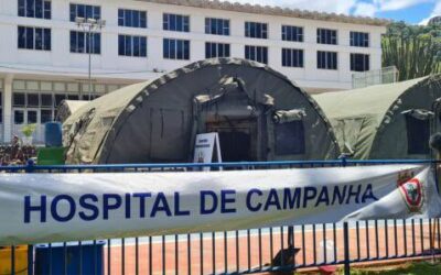 Em Petrópolis, militares já atenderam cerca de 1,8 mil pessoas em hospital de campanha