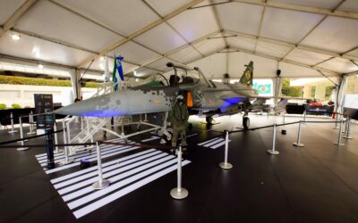 Exposição Voo para o Futuro do F-39 Gripen é inaugurada na FGV