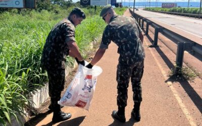 Batalhão de Infantaria participa de mutirão do Programa Rios + Limpos do Ministério do Meio Ambiente
