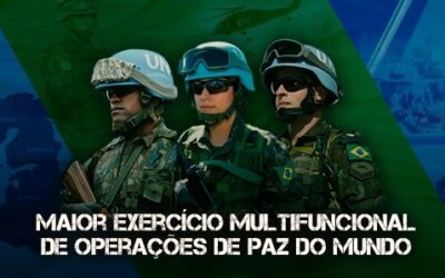 Brasil participa do maior exercício multifuncional de operações de paz do mundo