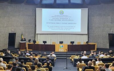 Ministro Chefe do GSI profere palestra de estratégia e inteligência na Escola Superior de Defesa