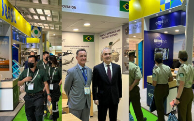 Delegações, comitivas e autoridades movimentaram o Pavilhão Brasil durante a Fidae 2022