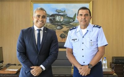 FAB: Comandante recebe visita do Ministro da Cidadania