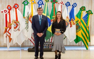 Ministro recebe Presidente da Comissão de Relações Exteriores e Defesa Nacional do Senado
