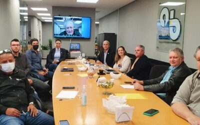 Abrablin recebe ABIMDE em reunião sobre certificação de produtos de defesa