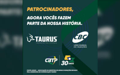TAURUS e CBC firmam patrocínio com a Confederação Brasileira de Tiro Prático