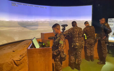 Artilharia de Campanha usa realidade virtual para adestrar subsistemas