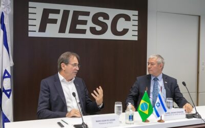 FIESC debate negócios com comitiva de Israel
