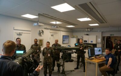 Instrutores da Escola de Artilharia de Costa e Antiaérea concluem Curso na Suécia