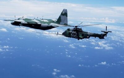 FAB realiza primeiro Exercício Técnico de Reabastecimento em Voo com helicópteros