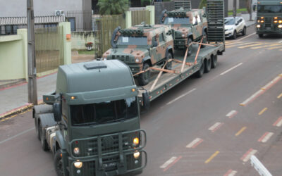 Brigada Guarani recebe lote de blindados
