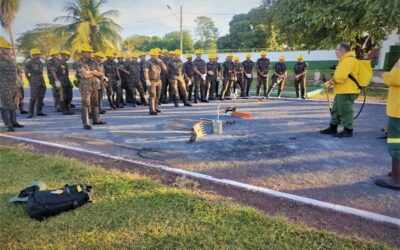 Curso de prevenção e combate a incêndios florestais capacita 46 militares