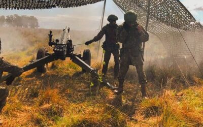 Aeroterrestre: Grupo de Artilharia participa da Operação Coxilha