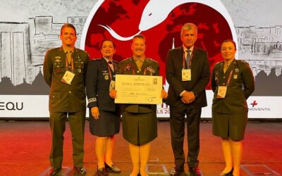 Medicina militar: Coronel recebe prêmio em congresso mundial