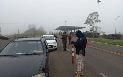 Bateria de Artilharia Antiaérea atua na Operação Fronteira Sul