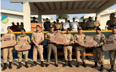 Coletes balísticos: PM do Tocantins entrega itens da Protecta em Gurupi