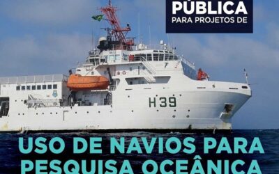 MCTI publica consulta sobre uso de navios para pesquisa oceanográfica